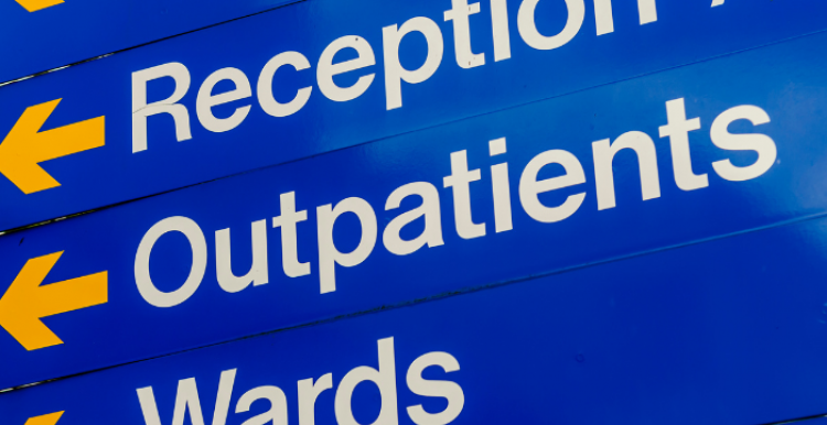 Hospital signage