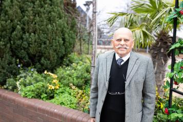 Man posing for camera