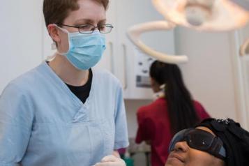 dentist treating a patient