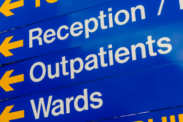 Hospital signage